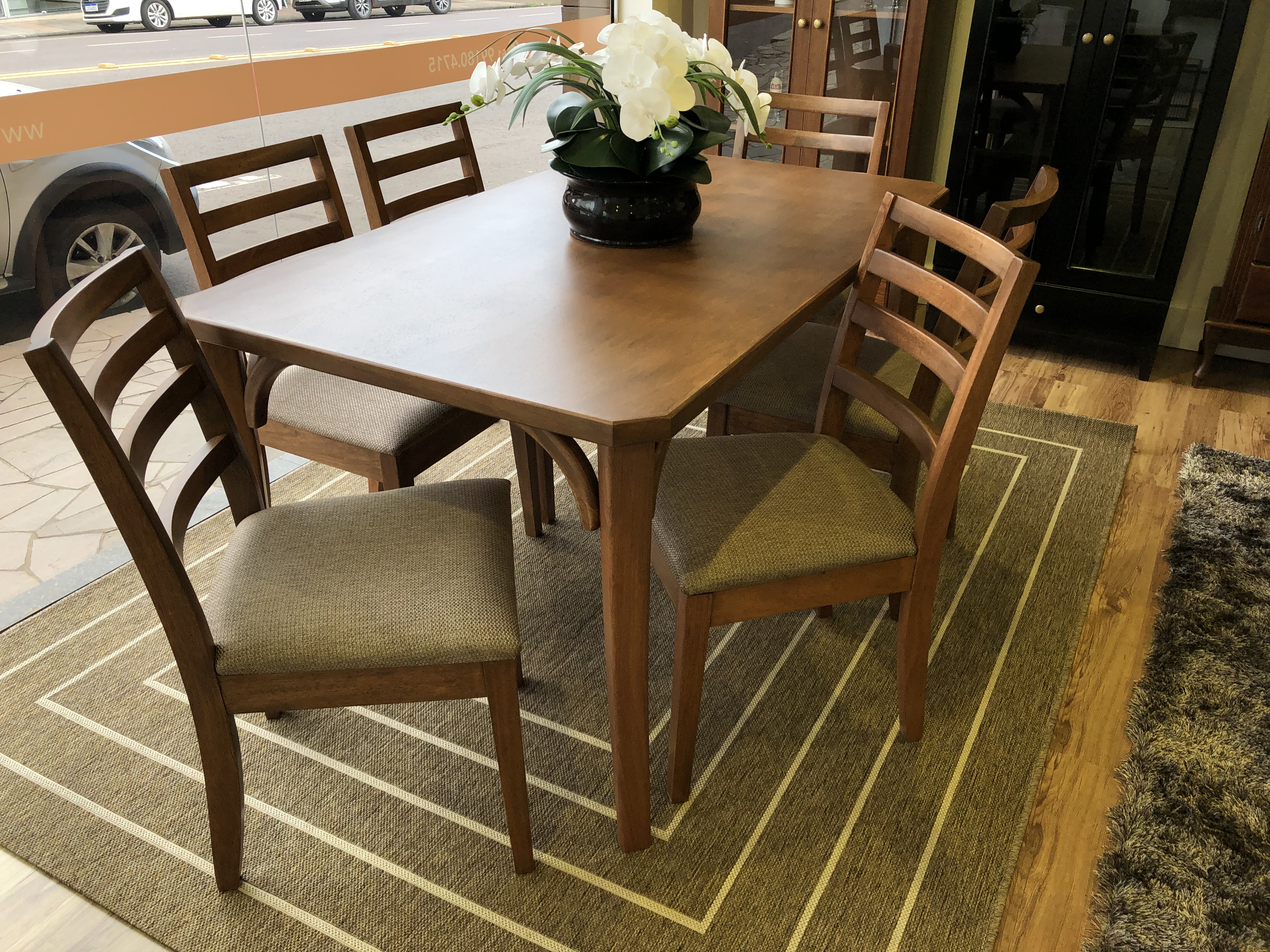 Mesa Dallas 1,6m - Castanho