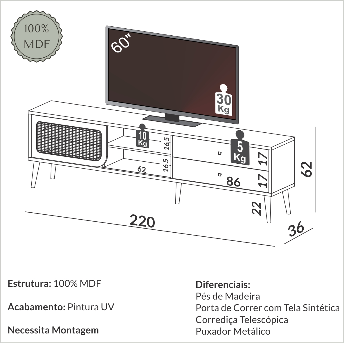 Rack 2,20m Rack 2,20m