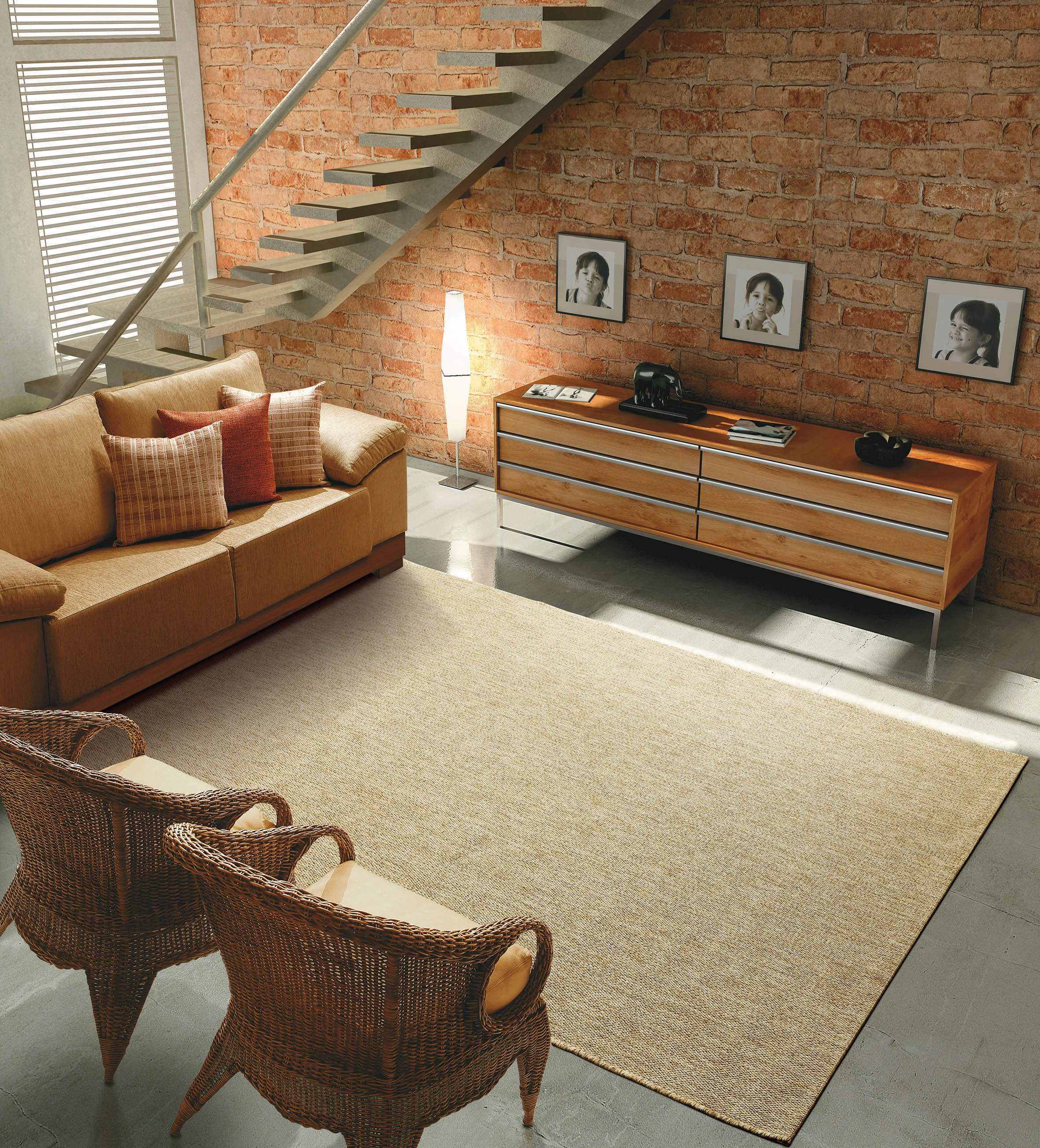 Tapete New Boucle 2,00x2,50 - Palha Tapete New Boucle 2,00x2,50 - Palha