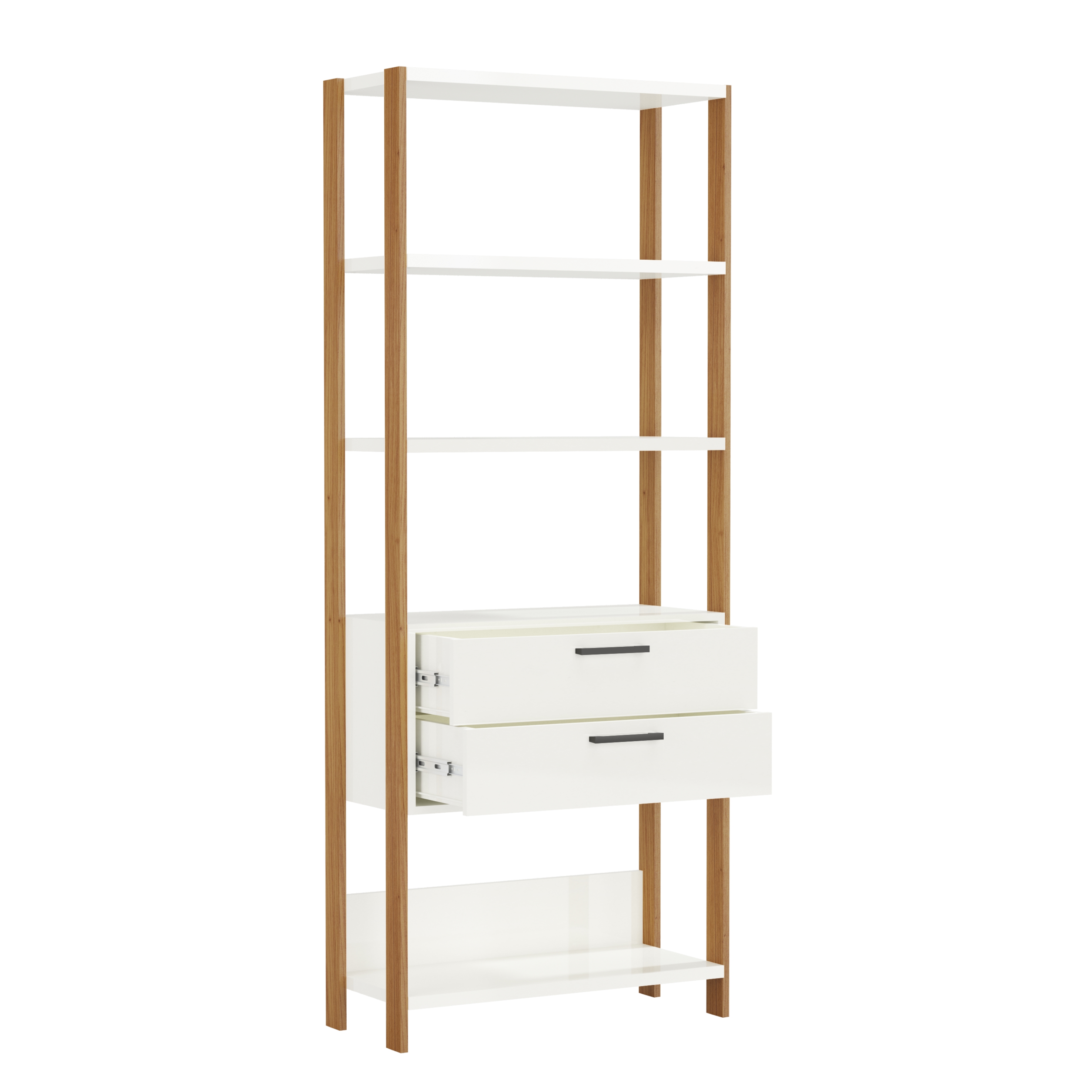 Estante com 2 gavetas - offwhite