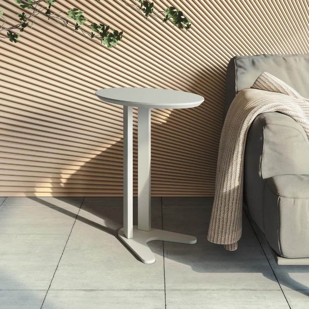 Mesa de encaixe oval - Offwhite